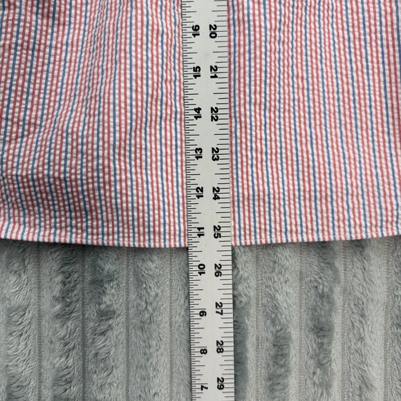 Lilly Pulitzer Esmeralda Ahoy Dress Womens S Preppy Seersucker Strapless Pockets - Picture 6 of 8